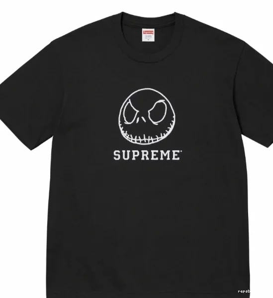 Pattern and M SKELETON Black S L Cartoon T-shirt XL TEE Skull White 23FW 0619